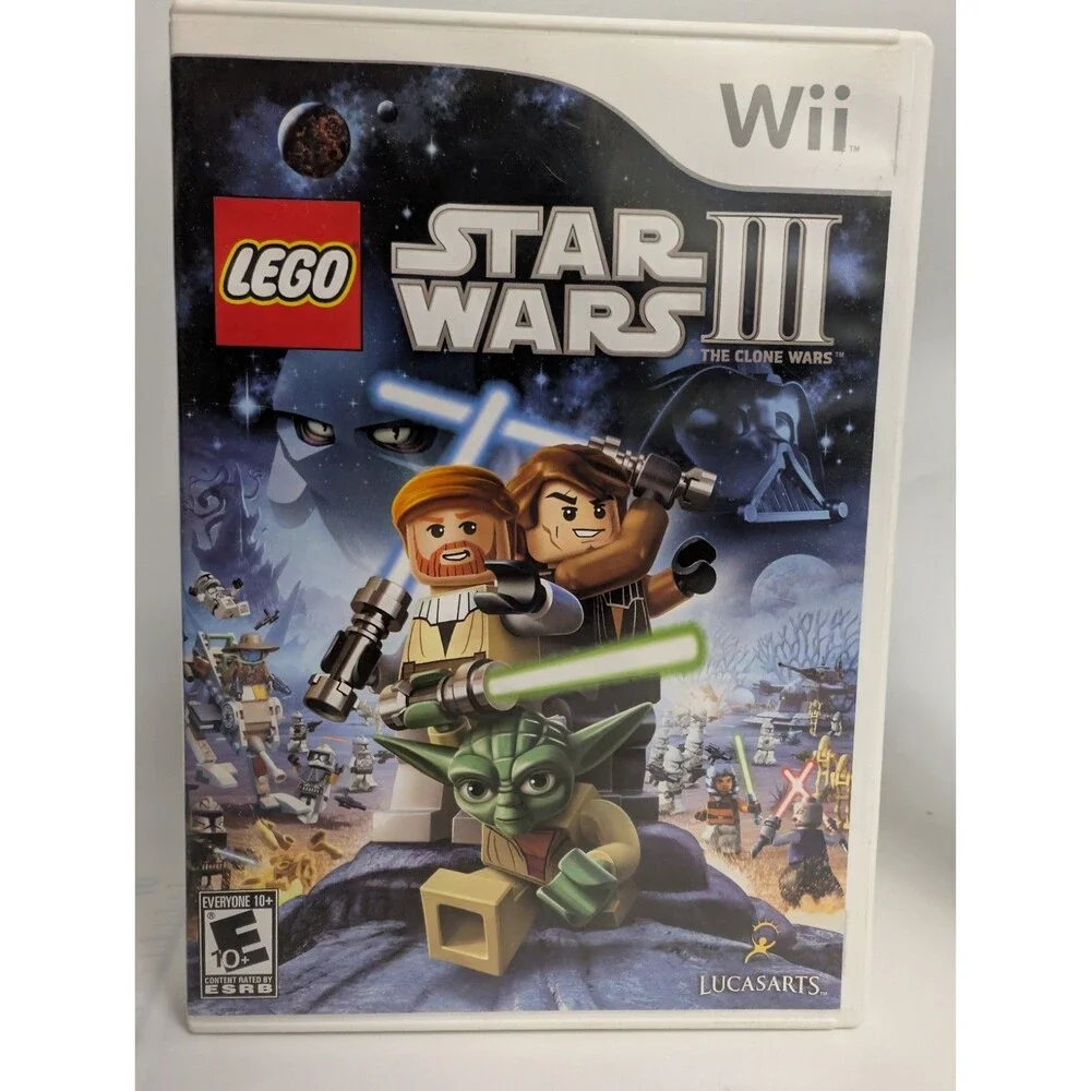 LEGO Star Wars III: The Clone Wars 3 (Nintendo Wii) Clean & Tested FAST SHIPPING
